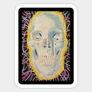 Skull painting Sticker